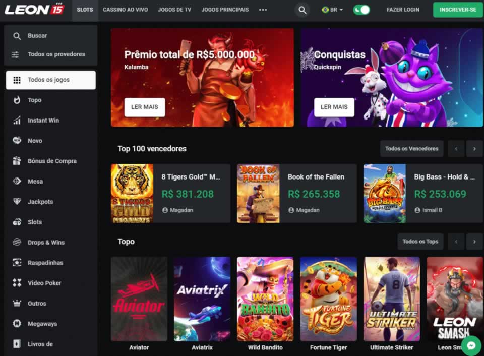 Tal como a grande maioria das plataformas do mercado de jogos de azar online, jogo do aviãozinho bet365 também oferece uma plataforma de casino online no seu site. Um casino online completo com um catálogo de jogos muito interessante que permite aos fãs da cultura do casino divertirem-se e ao mesmo tempo obterem lucros muito interessantes.